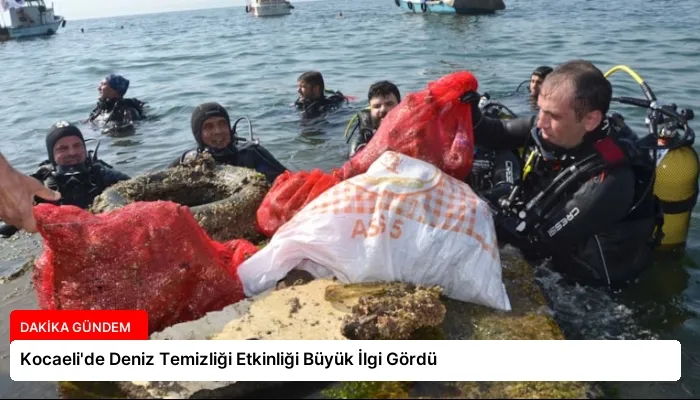 Kocaeli’de Deniz Temizliği Etkinliği Büyük İlgi Gördü