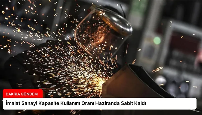 İmalat Sanayi Kapasite Kullanım Oranı Haziranda Sabit Kaldı