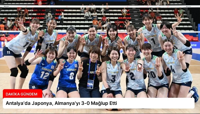 Antalya’da Japonya, Almanya’yı 3-0 Mağlup Etti