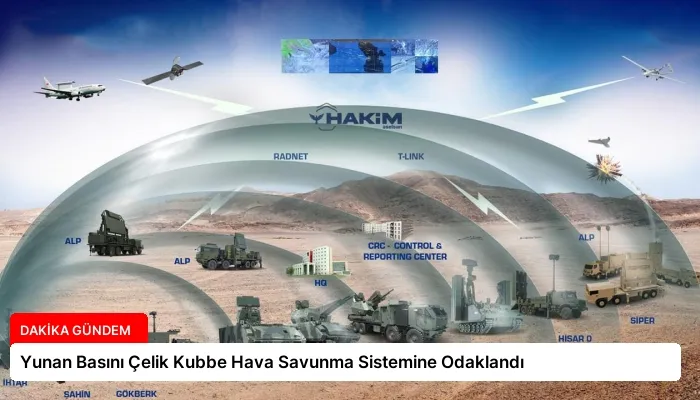 Yunan Basını Çelik Kubbe Hava Savunma Sistemine Odaklandı