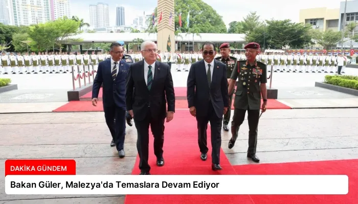 Bakan Güler, Malezya’da Temaslara Devam Ediyor