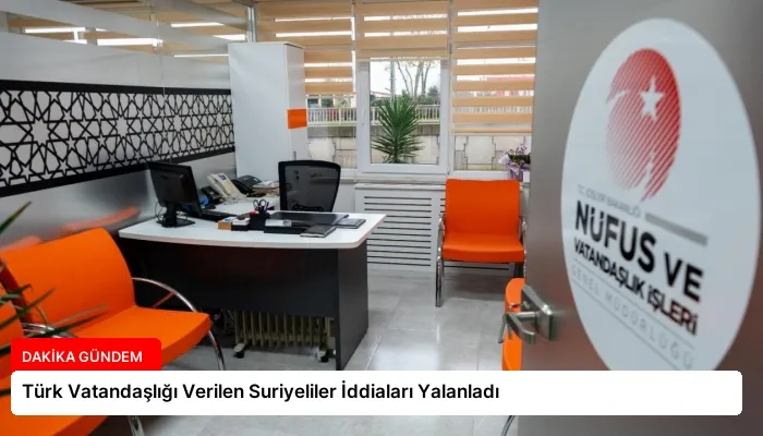 Türk Vatandaşlığı Verilen Suriyeliler İddiaları Yalanladı