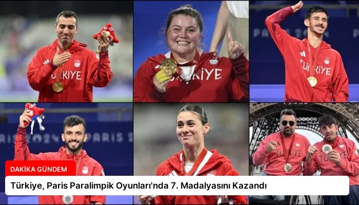 Türkiye, Paris Paralimpik Oyunları’nda 7. Madalyasını Kazandı