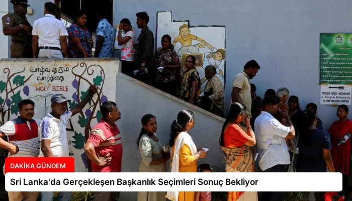 Sri Lanka’da Gerçekleşen Başkanlık Seçimleri Sonuç Bekliyor