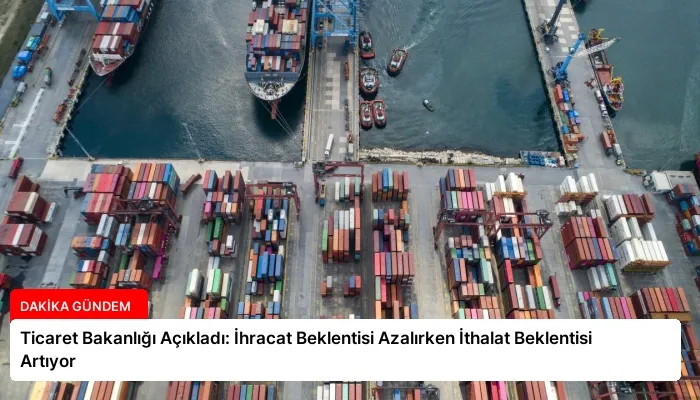 Ticaret Bakanlığı Açıkladı: İhracat Beklentisi Azalırken İthalat Beklentisi Artıyor