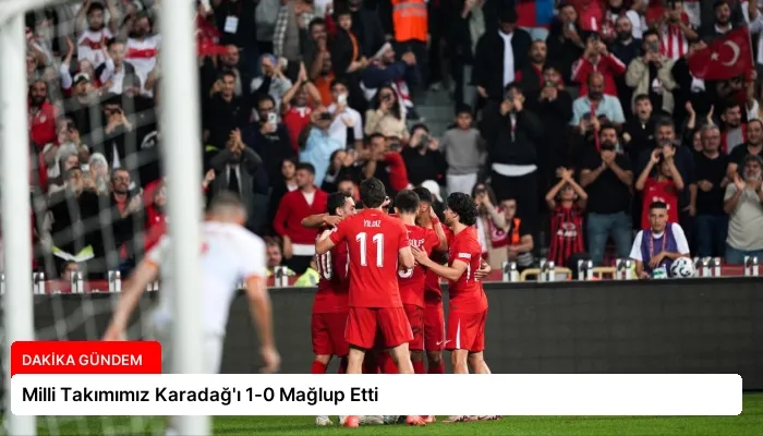 Milli Takımımız Karadağ’ı 1-0 Mağlup Etti