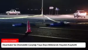 Diyarbakır’da Otomobilin Çarptığı Yaya İkiye Bölünerek Hayatını Kaybetti