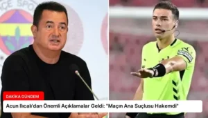 Acun Ilıcalı’dan Önemli Açıklamalar Geldi: “Maçın Ana Suçlusu Hakemdi”