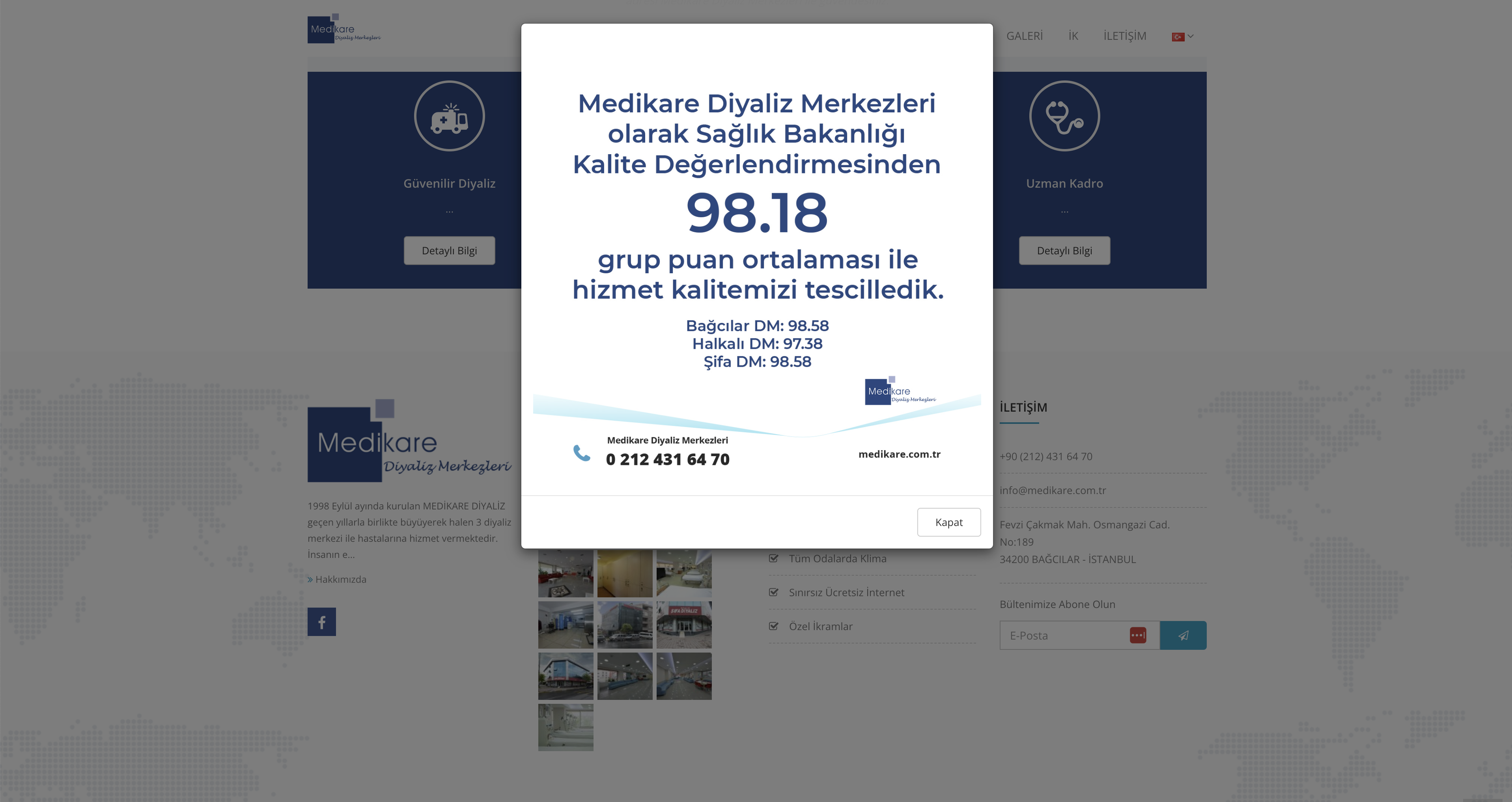 Medikare Diyaliz Merkezleri: İstanbul’da Diyaliz Tedavisinde Güven ve Konfor