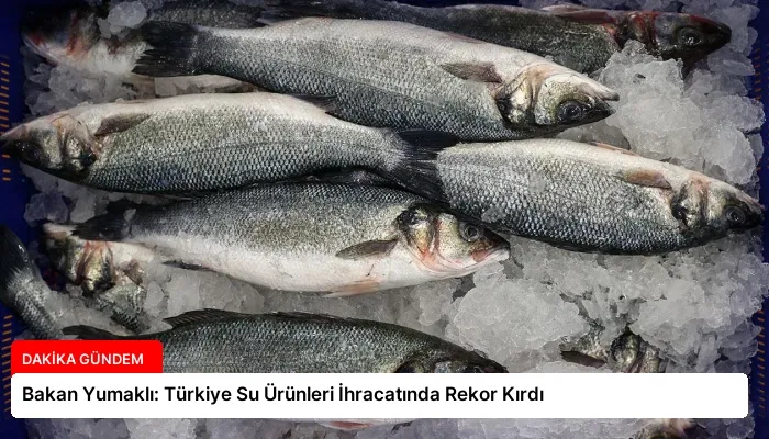 Bakan Yumaklı: Türkiye Su Ürünleri İhracatında Rekor Kırdı
