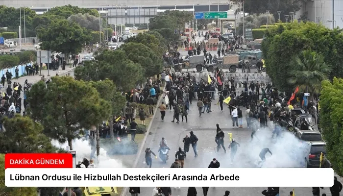 Lübnan Ordusu ile Hizbullah Destekçileri Arasında Arbede