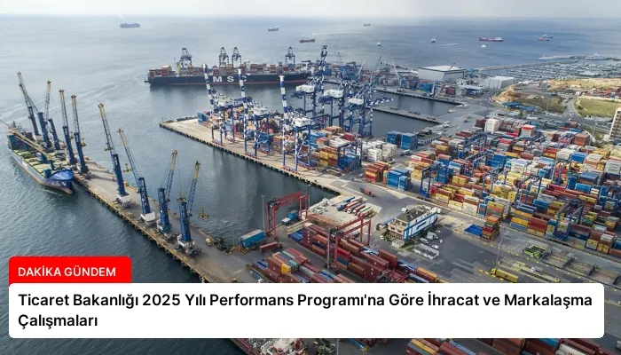 Ticaret Bakanlığı 2025 Yılı Performans Programı’na Göre İhracat ve Markalaşma Çalışmaları