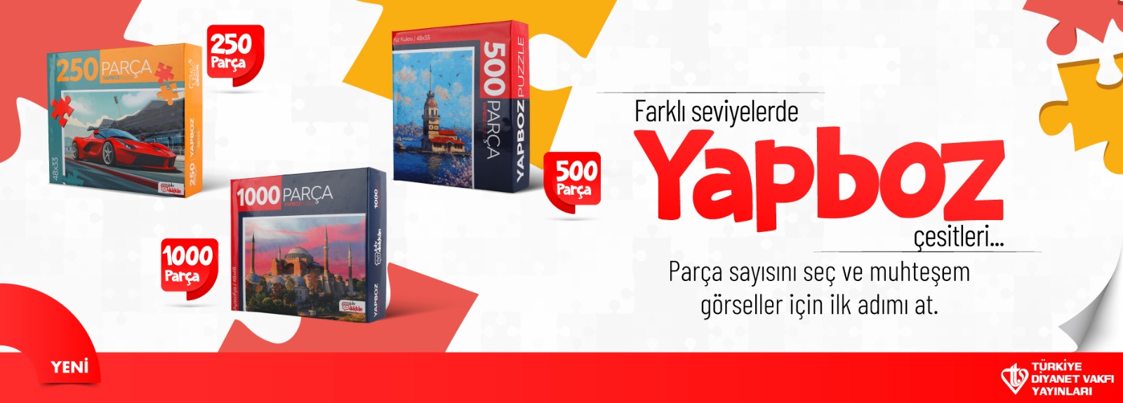 Her Yaş ve Beğeniye Uygun Puzzle Seçenekleri Türkiye Diyanet Vakfı Yayınları’nda