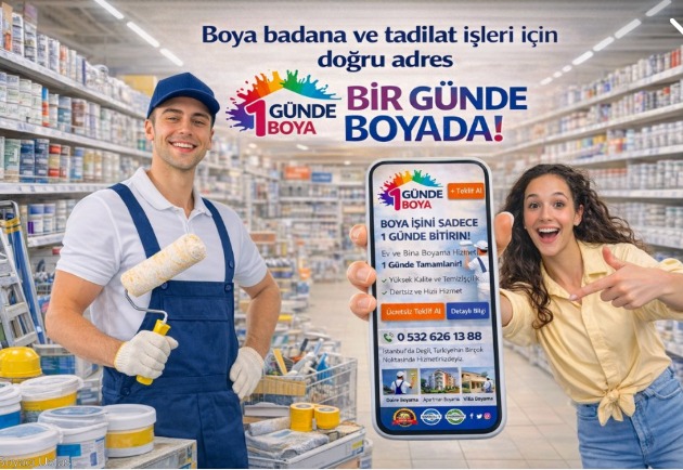 Kartal’da Boya Devrimi: 1GÜNDE BOYA ile Aynı Gün Teslim, 28 Yıllık Ustalık ve Risksiz Hizmet