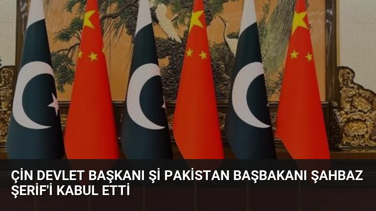 Çin Devlet Başkanı Şi Pakistan Başbakanı Şahbaz Şerif’i Kabul Etti