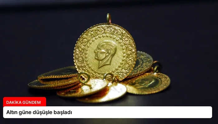 Altın güne düşüşle başladı