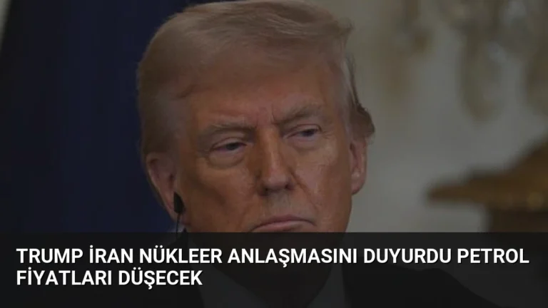 Trump İran Nükleer Anlaşmasını Duyurdu Petrol Fiyatları Düşecek