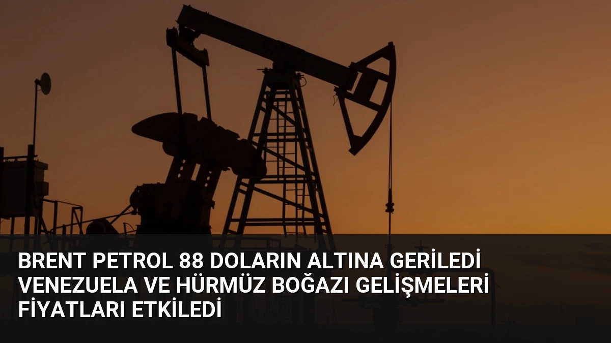 Brent Petrol 88 Doların Altına Geriledi Venezuela ve Hürmüz Boğazı Gelişmeleri Fiyatları Etkiledi