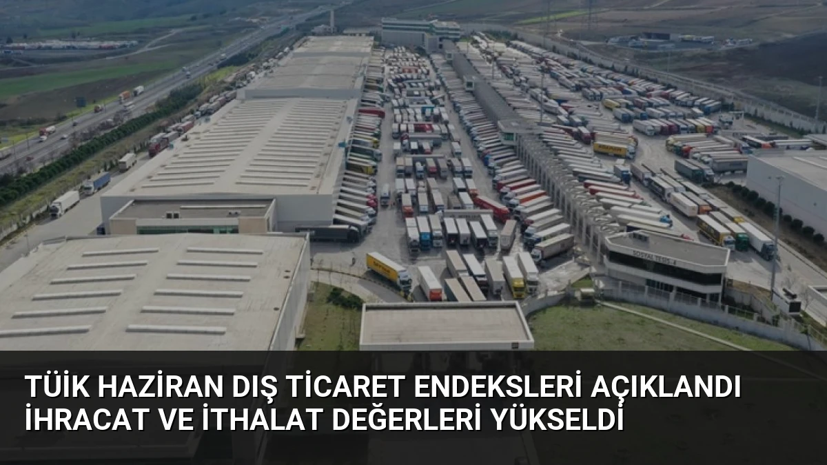 TÜİK Haziran Dış Ticaret Endeksleri Açıklandı İhracat ve İthalat Değerleri Yükseldi