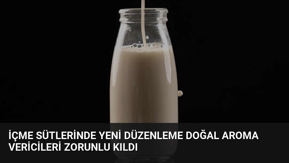 İçme Sütlerinde Yeni Düzenleme Doğal Aroma Vericileri Zorunlu Kıldı