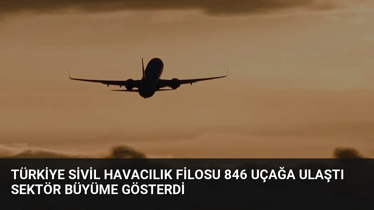 Türkiye Sivil Havacılık Filosu 846 Uçağa Ulaştı Sektör Büyüme Gösterdi